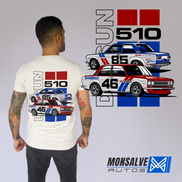 Camiseta Automovilismo/ Datsun 510