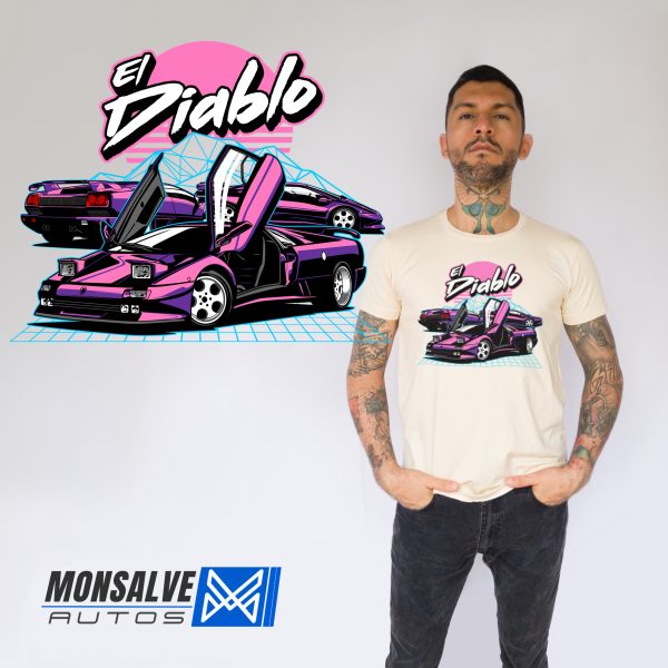 Camiseta Automovilismo/ El diablo