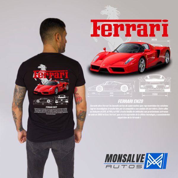 Camiseta Automovilismo/ Enzo